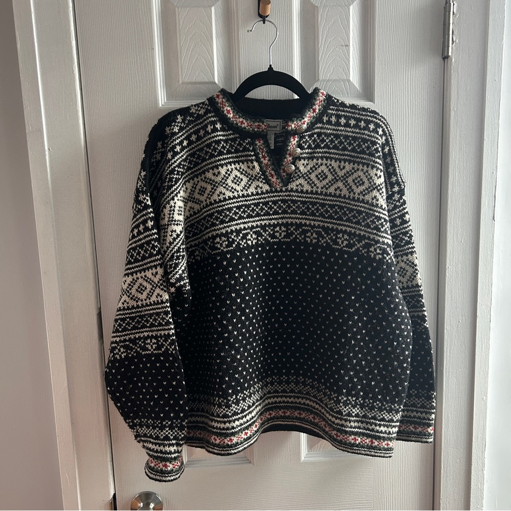 Vintage L.L. Bean Nordic Wool Sweater